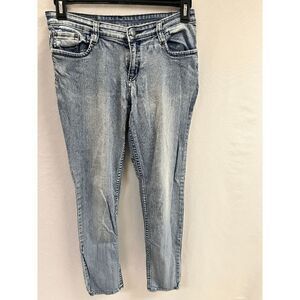 Guess Jeans Enjoy! Los Angeles Womens Flame Resistant Jeans Light Wash